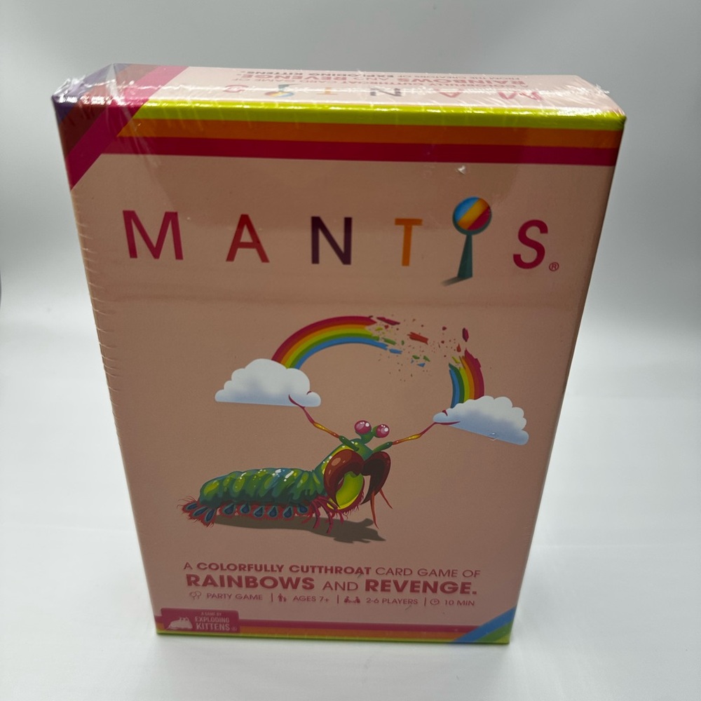 Mantis Card Game by Exploding Kittens Party Game Matching Fun New